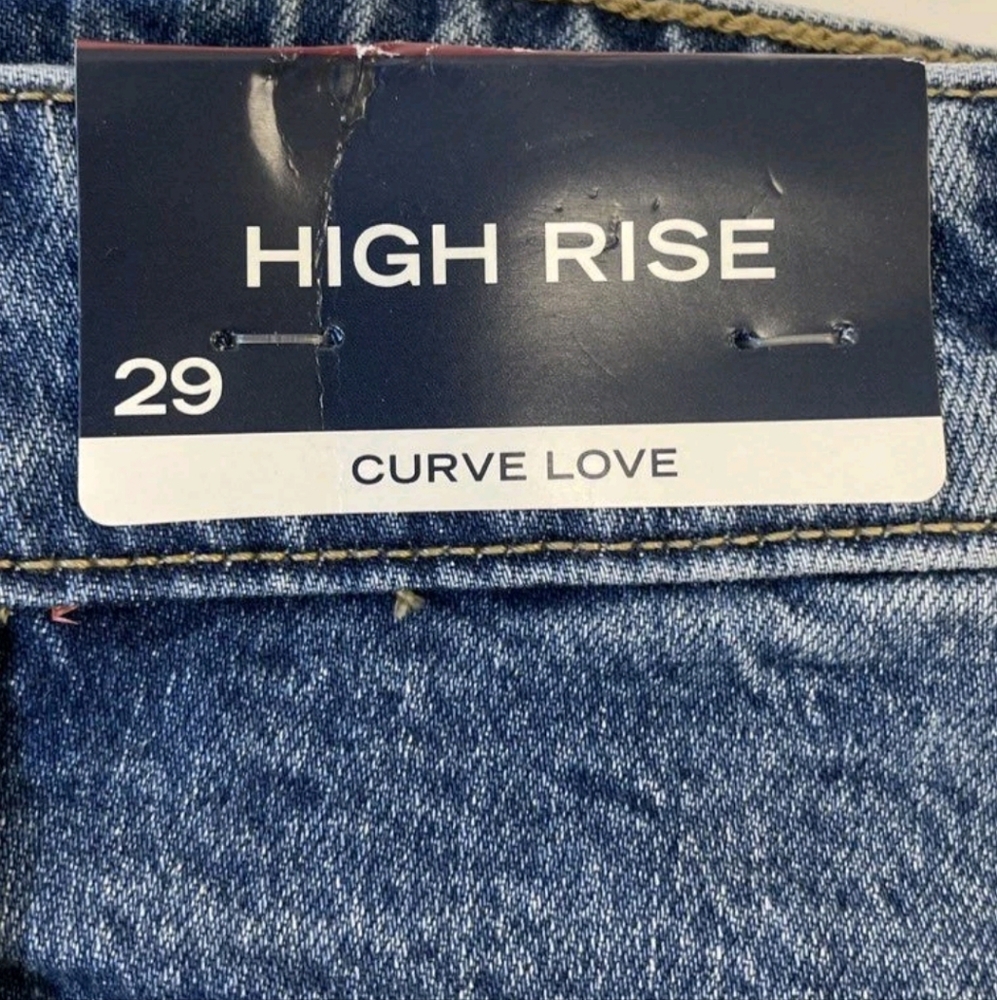 Nwt Ambercrombie And Fitch  Women's Curvy Love Skinny Blue Jeans Sz 29 Waist - Picture 3 of 7